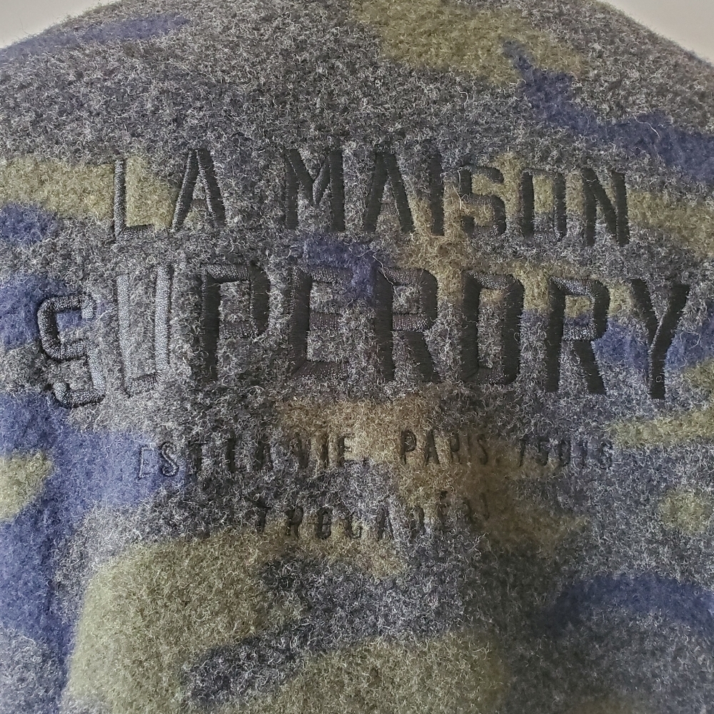 SUPERDRY Evie  wool bomber. Size medium - Picture 9 of 15